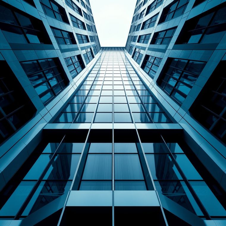 Arquitectura corporativa que evoca estructura, orden y precisión